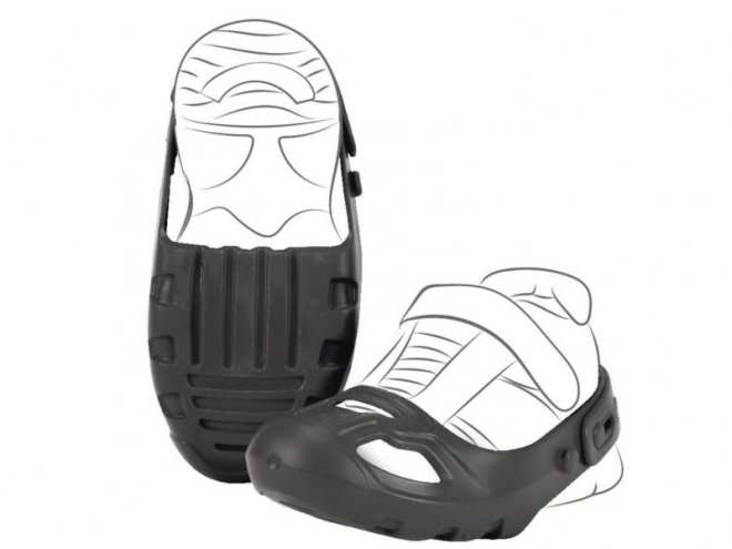 Grands revêtements protecteurs pour bottines noires