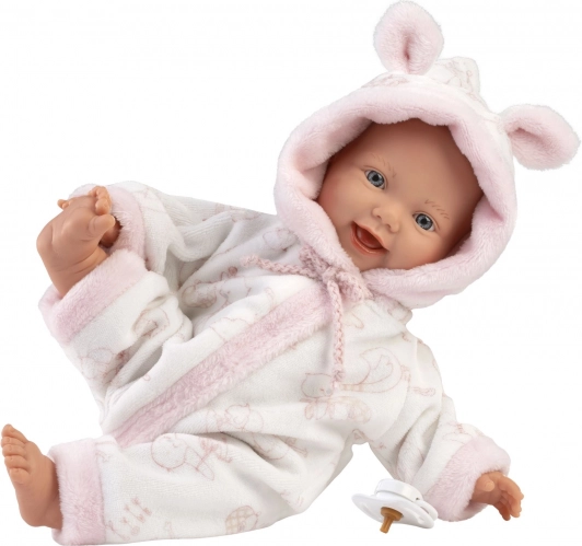 Llorens Little Baby poupée réaliste bébé avec corps en tissu doux