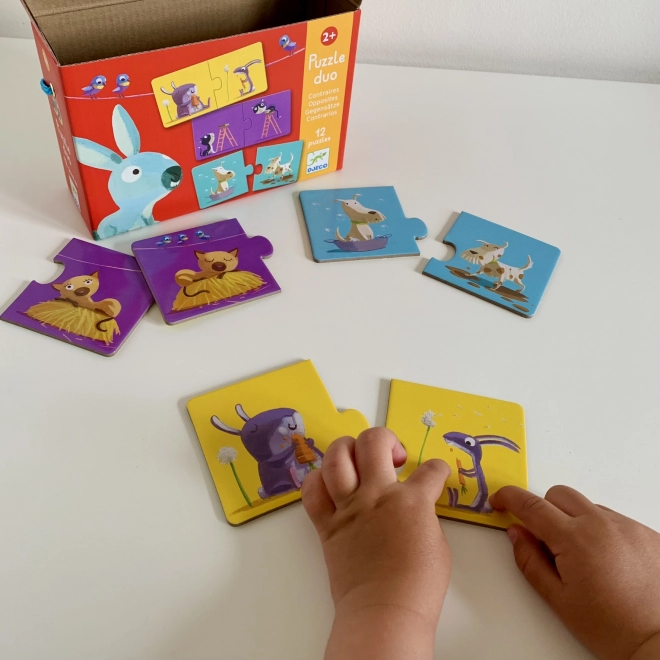 DJECO Duo puzzle Opposés