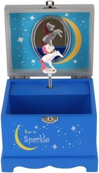 Mécanisme musical avec figurine tournante