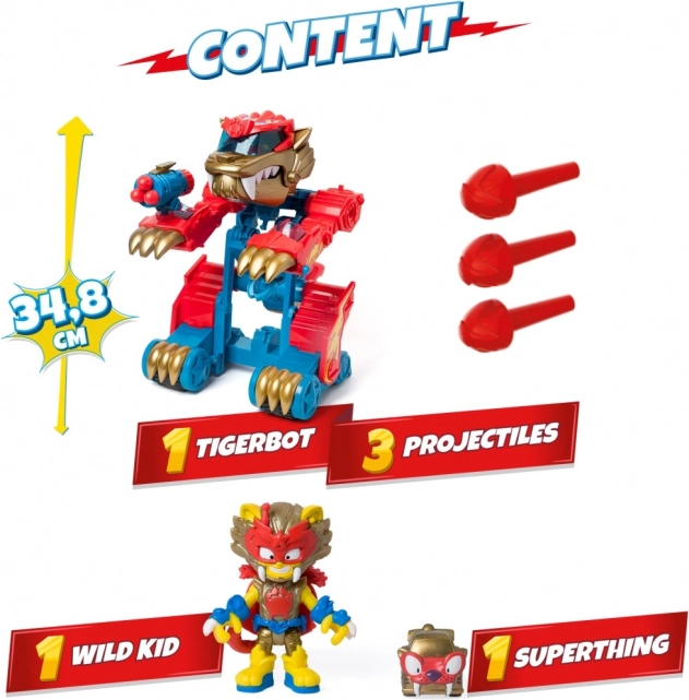 Ensemble de jeu SuperThings Wild Tigerbot