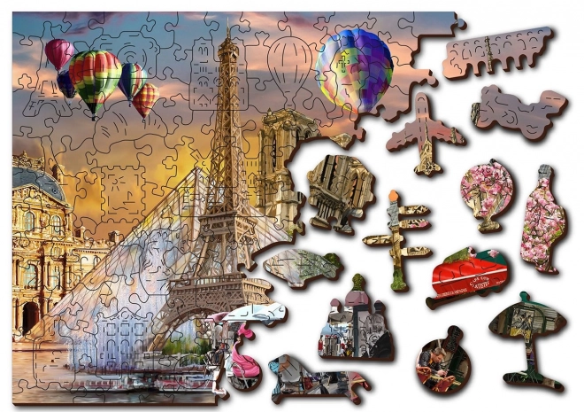 Puzzle en bois Printemps à Paris