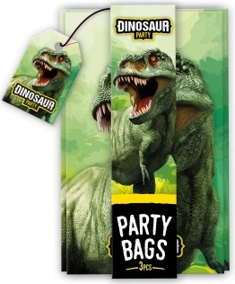 Sachets de fête motif dinosaure