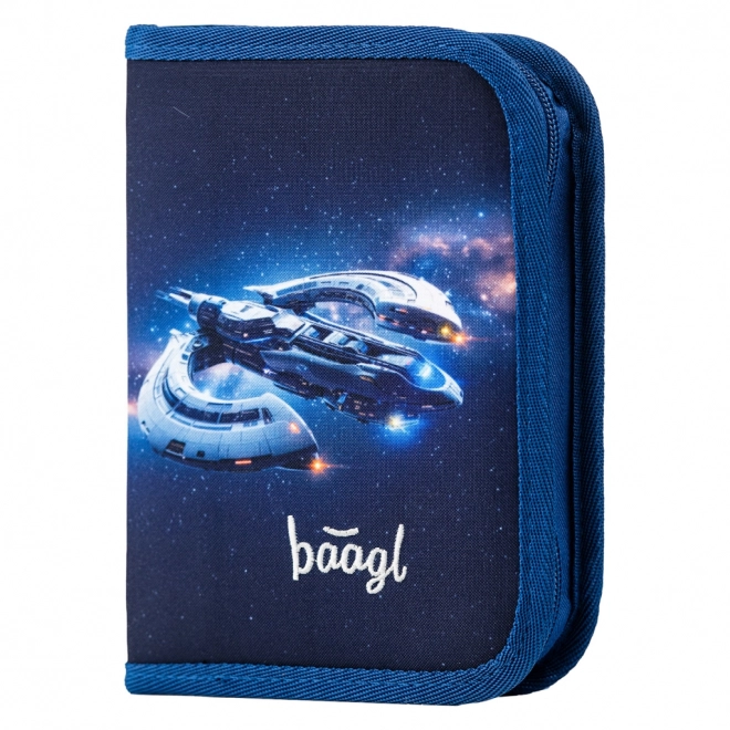 Ensemble scolaire Vaisseau spatial : cartable, trousse et sac