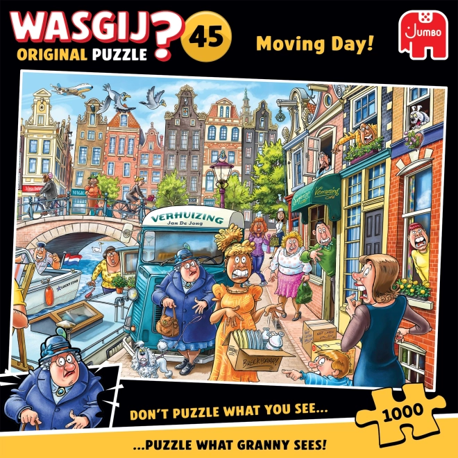 Puzzle Jumbo Wasgij 45: Déménagement 1000 pièces