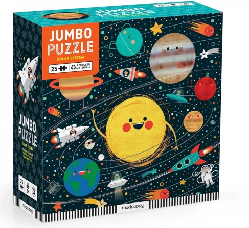 Mudpuppy puzzle jumbo Système solaire 25 pièces
