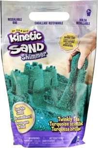 Kinetic Sand sable scintillant bleu-vert 0,9 kg