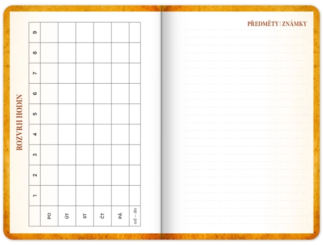 Agenda étudiant Harry Potter – Poudlard