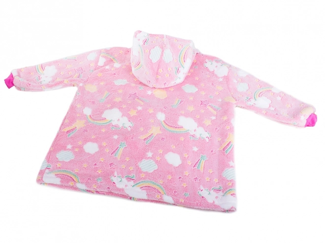Couverture éclairante chaude à capuche pour enfants