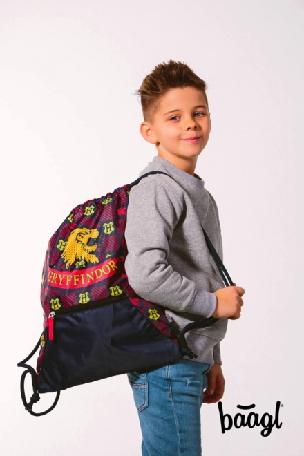 Sac avec poche Harry Potter Gryffondor