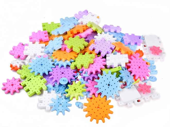Blocs colorés mobiles Wafle 165 pièces