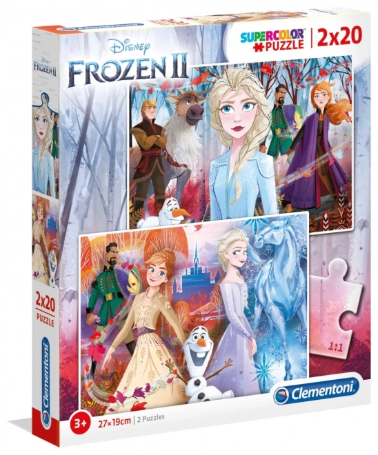 Puzzle 2x20 Super Color La Reine des Neiges 2