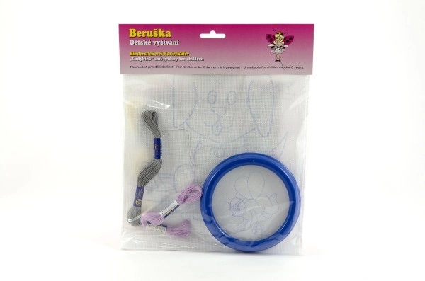 Kit de broderie pour enfants dans un cadre