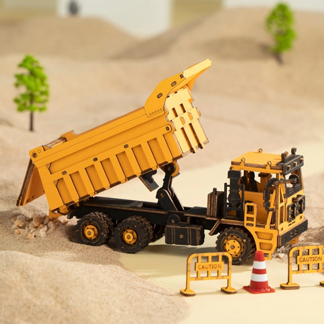 Puzzle 3D en bois RoboTime - Camion de transport