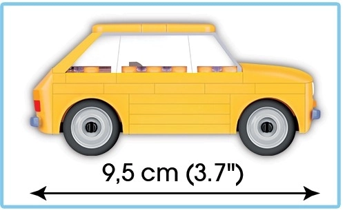 Jeu de construction 71 éléments Polski Fiat 126P