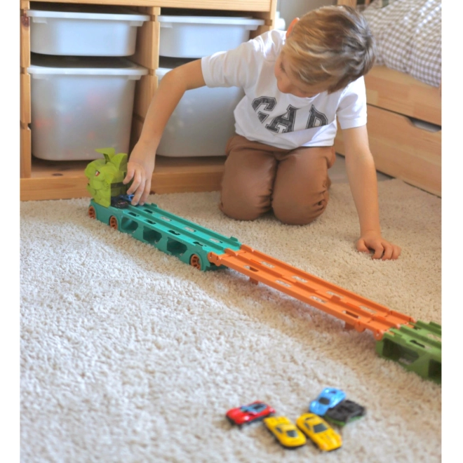Camion amusant Dino - Circuit pour enfants 2,1 m