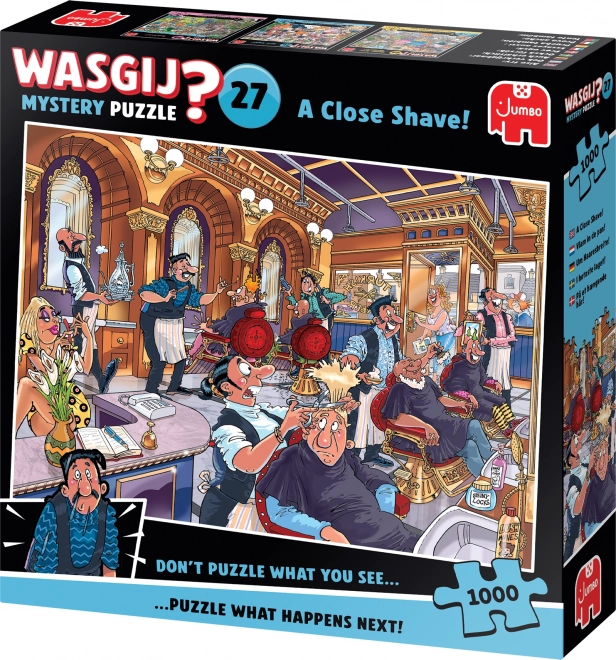 Puzzle Jumbo Wasgij Mystère 27: Rasage Approfondi 1000 Pièces