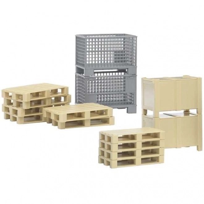 Bruder Ensemble Logistique - palettes et caisses