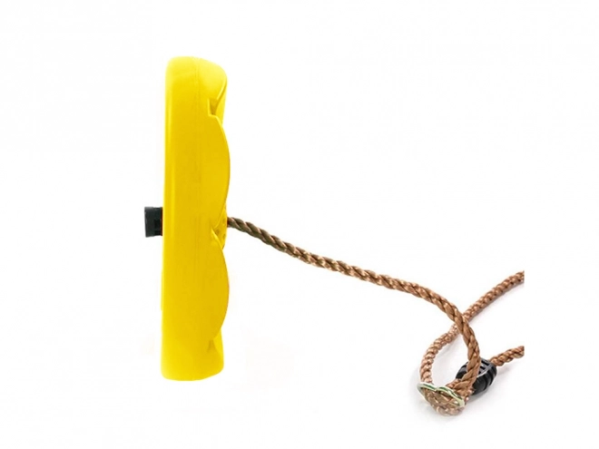 Balançoire de jardin pour enfants disque fleur ronde