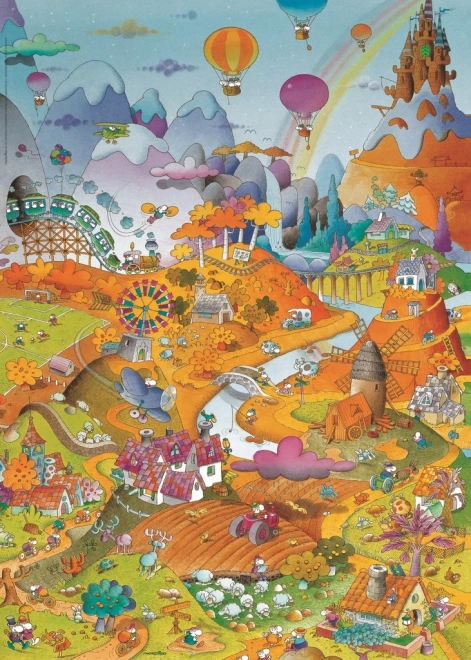 Puzzle 1000 pièces Idylle - Champ