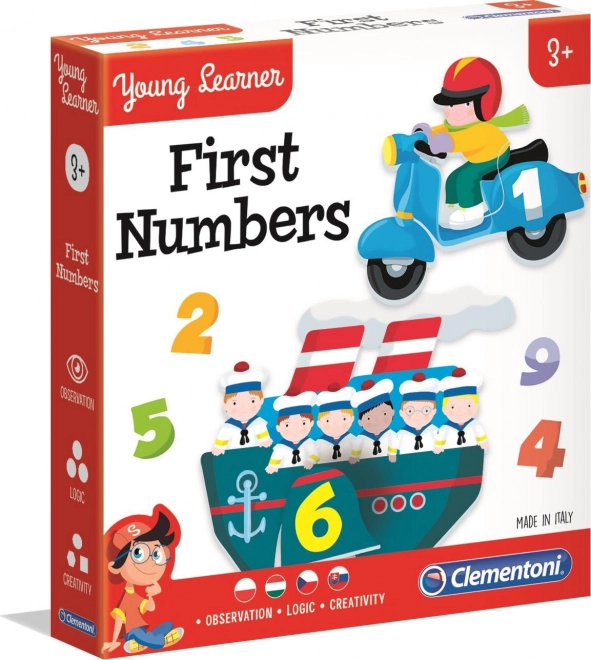 Puzzle éducatif Premiers chiffres 9×2 pièces CLEMENTONI