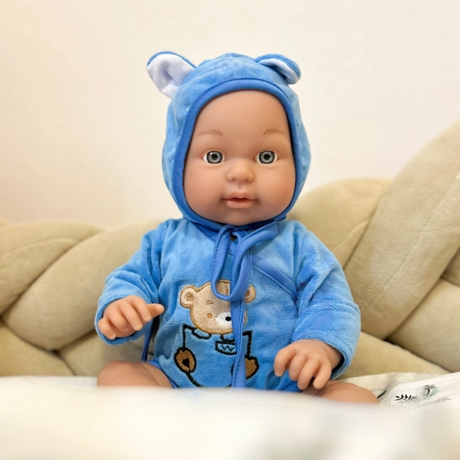 Poupée royale Woopie bébé en tenue d'ourson 46 cm