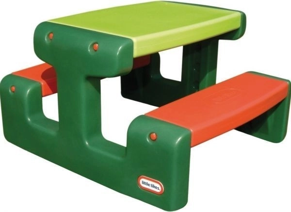 Petite table de pique-nique verte