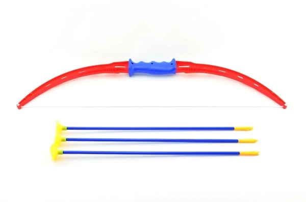 Arc et flèches 3pcs plastique 71cm dans une boîte