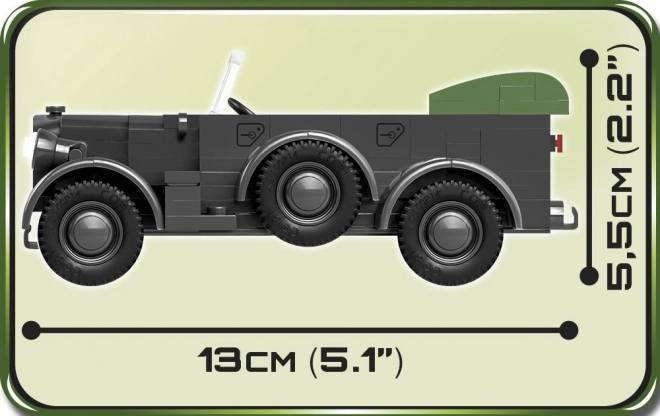 Voiture militaire historique Horch 901 kit COBI