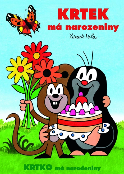 Krtek fête son anniversaire livre à colorier A4