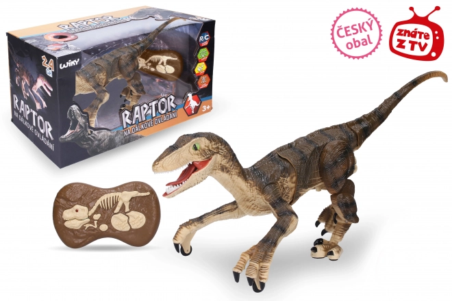 Raptor RC télécommandé marron 45 cm