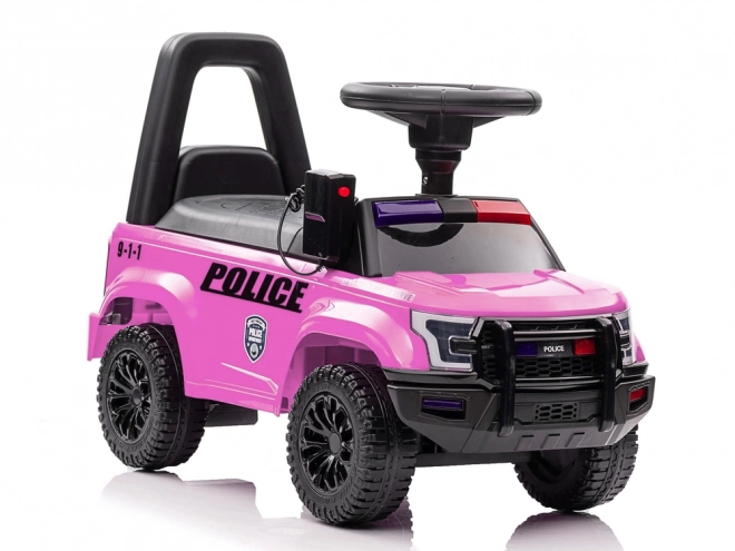 Trottinette Police rose pour enfants