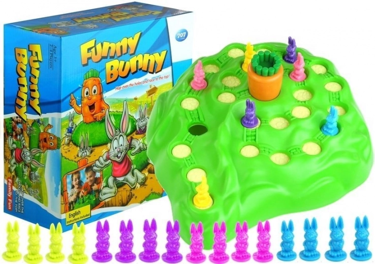 Jeu familial Funny Bunnies – Course aux carottes