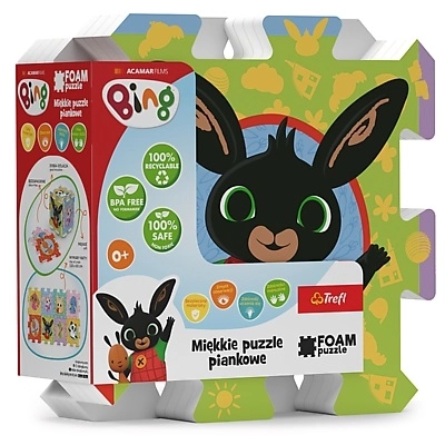 TREFL Puzzle en mousse Bing et ses amis
