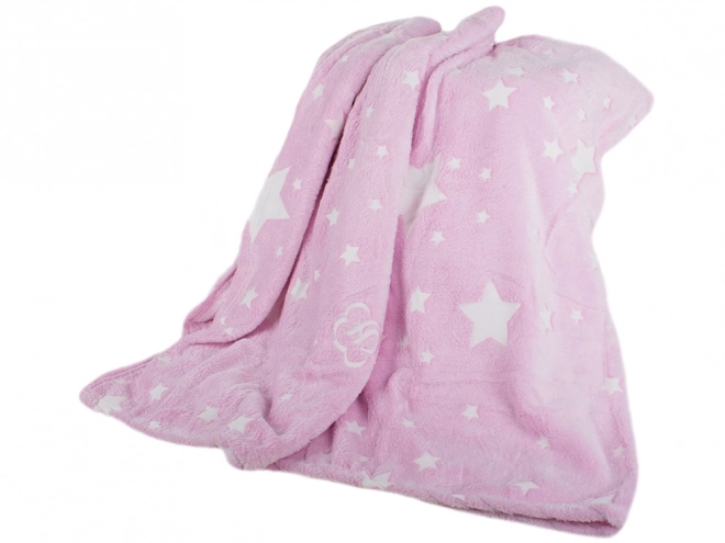 Couverture douce lumineuse avec motifs fluorescents 150x180 cm