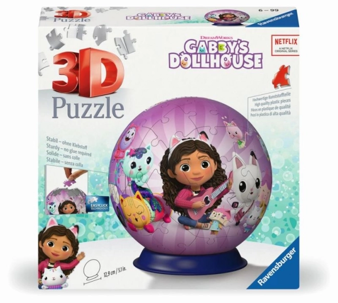 3D puzzleball Maison magique de Gábinin 72 pièces