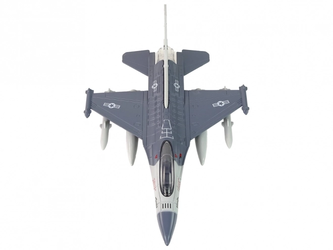 Avion Fricative Drive Lumières Sons 1:72 gris