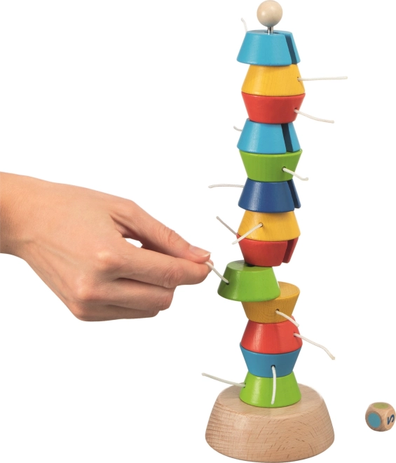 Tour d’équilibre GOKI Tugie – jeu de société en bois pour toute la famille