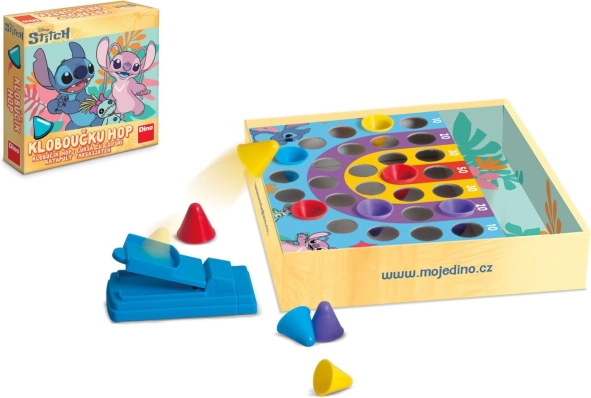 Jeu pour enfants Kloboučku Hop – Stitch et Angel