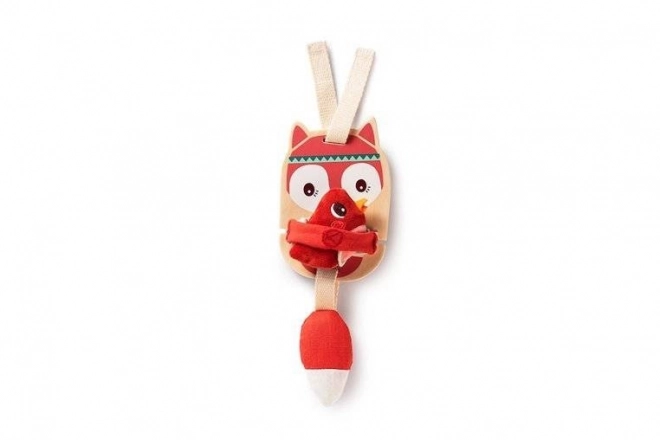 Lilliputiens - Jouets suspendus en bois Renard Alice 9 mois+