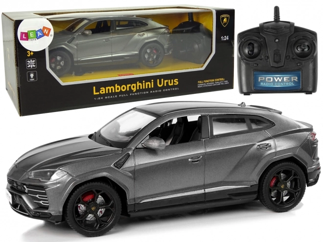 Voiture R/C 1:24 Lamborghini Urus Noir 2.4 G Lumières