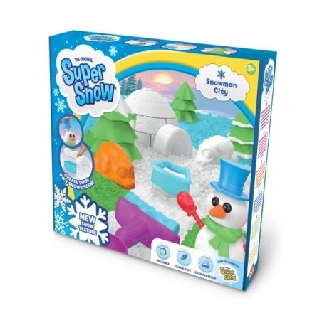 Sable Kinetique Super Sand Bonhomme de Neige