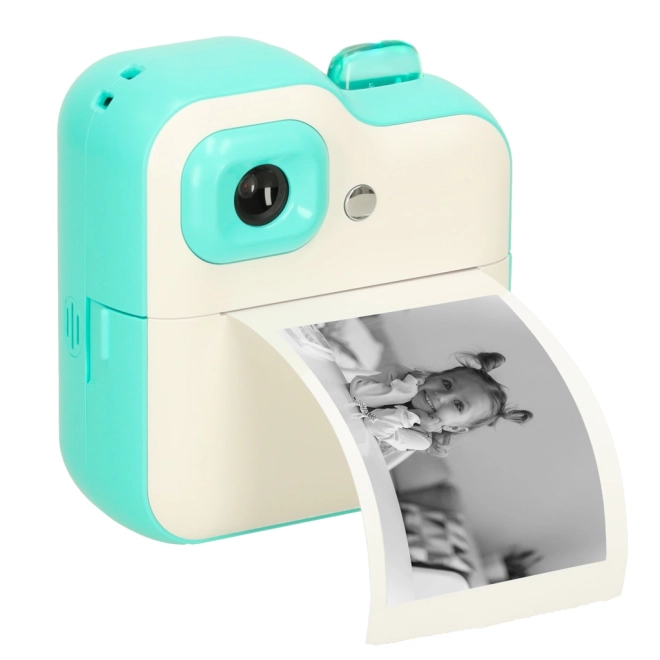 Appareil photo instantané pour enfants avec impression thermique 24MP et 1GB de mémoire – vert