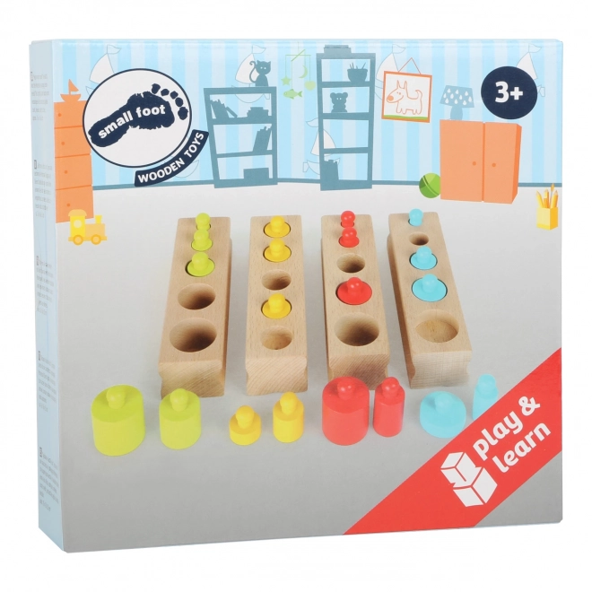 Poids d'insertion coloré en bois Small Foot