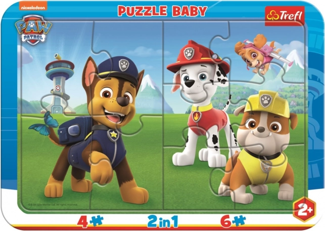 Puzzle bébé Heureuse PAT’ PATROUILLE 2-en-1, 10 pièces