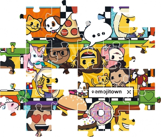 Motif ludique plein d’Emoji