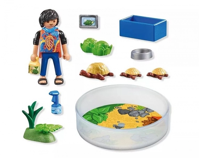 Terrarium Playmobil avec tortues