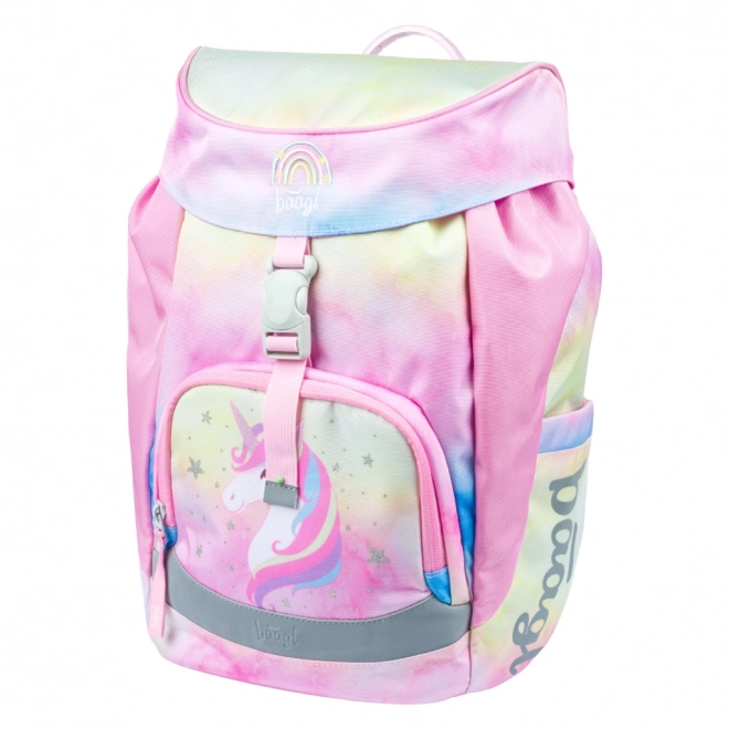 BAAGL Sac à dos scolaire Airy Rainbow Unicorn
