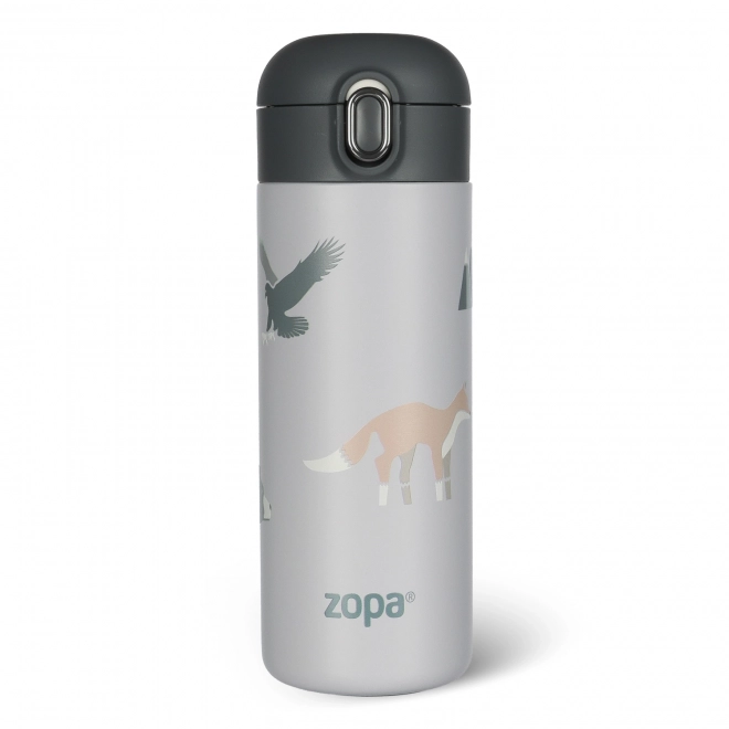 Thermos pour liquides avec paille 400 ml, Montagnes
