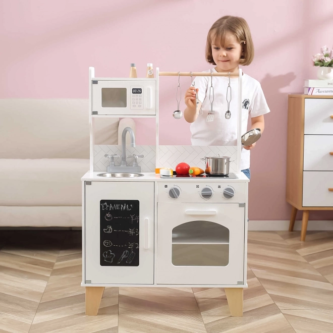 Cuisine en bois avec éclairage et son PolarB
